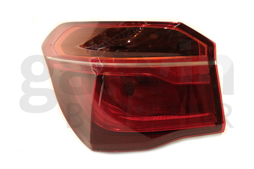 Baklykta yttre vä, med LED, med lamphållare från Galwin