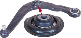 Bärarm fram nedre kpl S16/GTi — Framaxel, nedre från Galwin