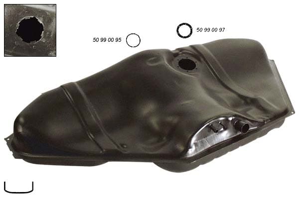 Bensintank 1.6-2.0 inj. 93-