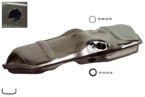 Bensintank 1.8-2.0 inj. sedan/H/B 87-