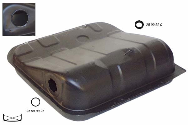 Bensintank 34 l. -01/1986