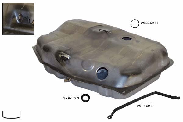 Bensintank Inj. 05/1989-07/1989 Sedan/Kombi. från Galwin