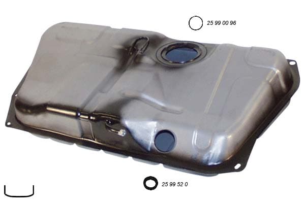 Bensintank inj. EFI -3/93. CFI -11/93 + från Galwin