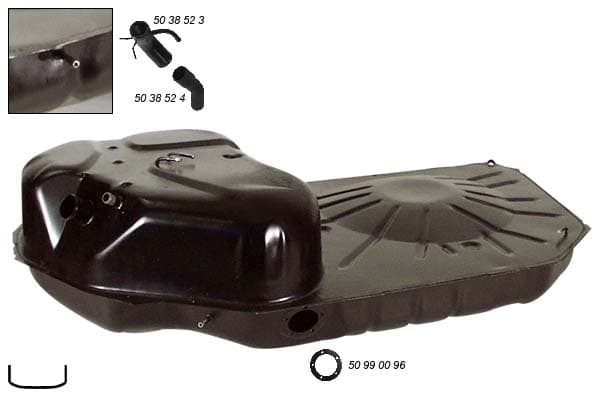 Bensintank kombi inj. 83-