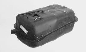 Bensintank med skruvad armatur