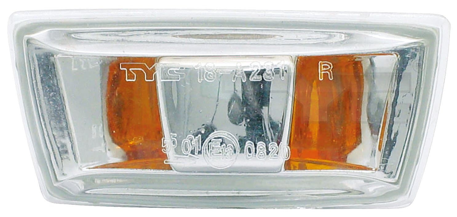 Sidoblinkers vä klart glas grå ram — Vänster från Galwin