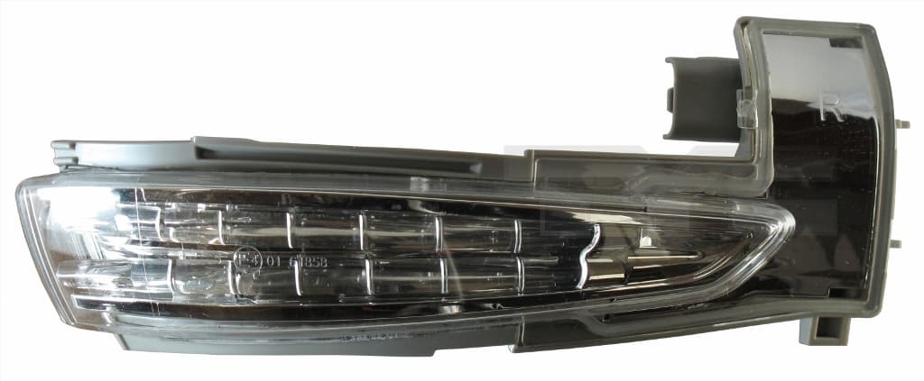 Sidoblinkers hö, i spegel, LED — Höger