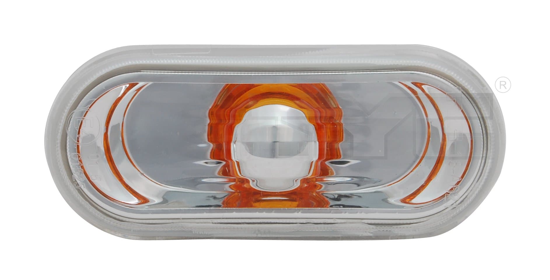 Sidoblinkers klar, med gul lins invändigt V/H