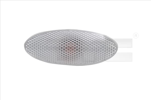 Sidoblinkers vä/hö, vit, med lamphållare — Båda sidor från Galwin