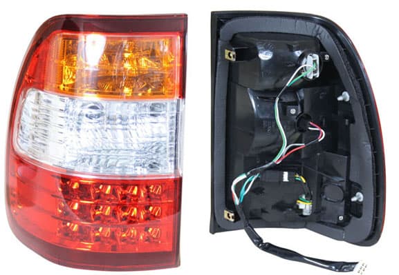 Baklykta vä, gul blinkers, LED, 08/2005-, med lamphållare, ej E-märkt