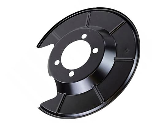 Bromssköld bak vä — Bakaxel, vänster från Galwin