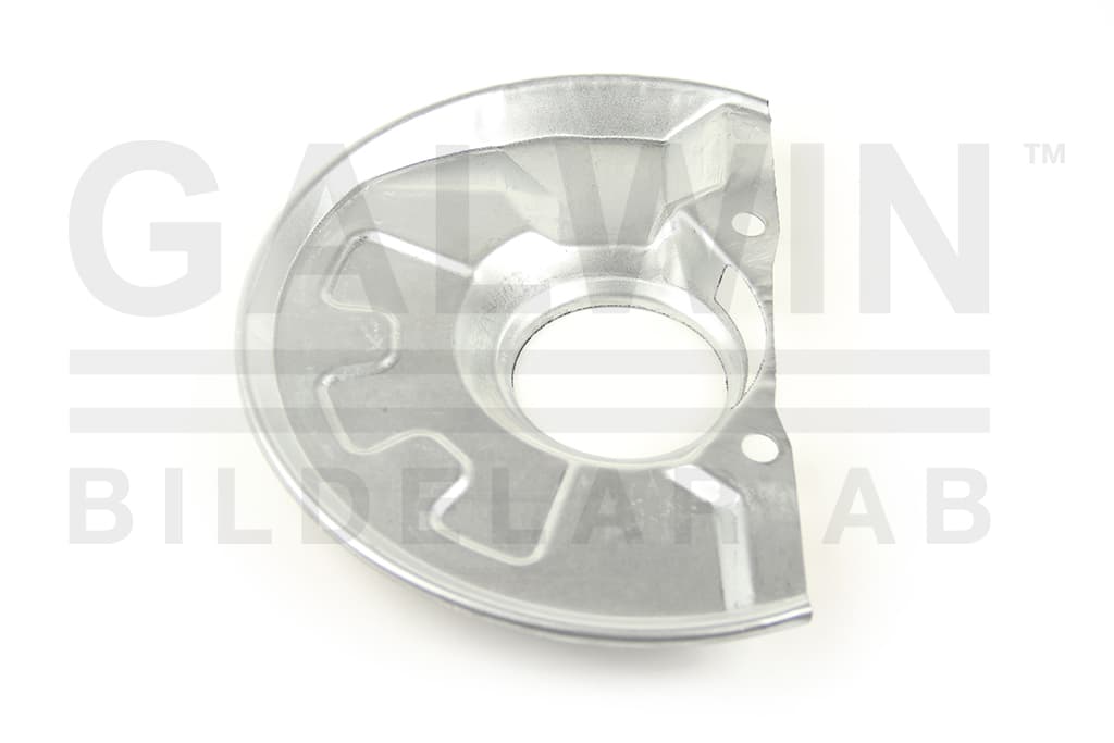 Bromssköld hö fram 320/92 mm — Framaxel höger från Galwin