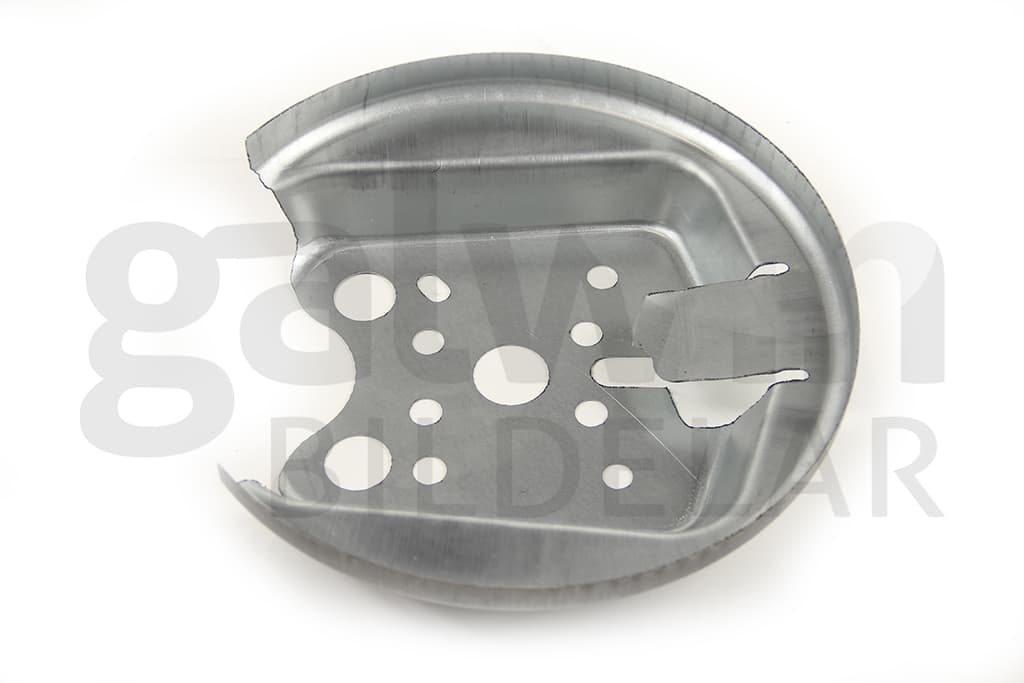 Bromssköld vä/hö bak — Bakaxel från Galwin