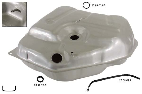 Dieseltank sedan/kombi