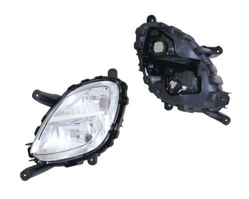 Dimljus med positionsljus vä, i stötfångare, P21W+H27W/2 — Vänster från Galwin