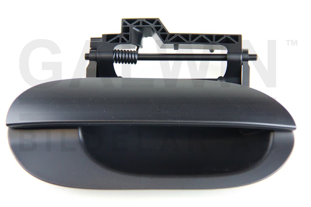 Dörrhandtag fram & bak hö, svart/primer