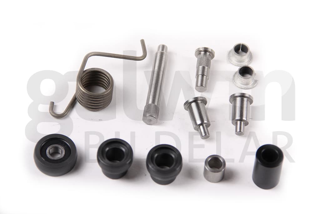 Glidrulle skjutdörr, mittre, för hö skjutdörr