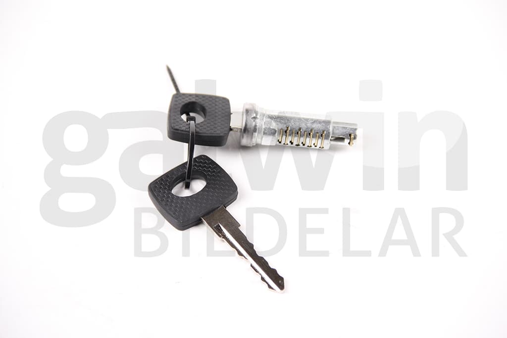 Dörrlåscylinder fram, vä/hö, inkl 2st nycklar, utan fjärr