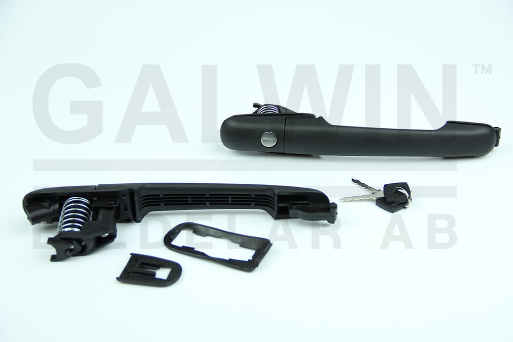 Dörrhandtag vä/hö, med 2st nycklar