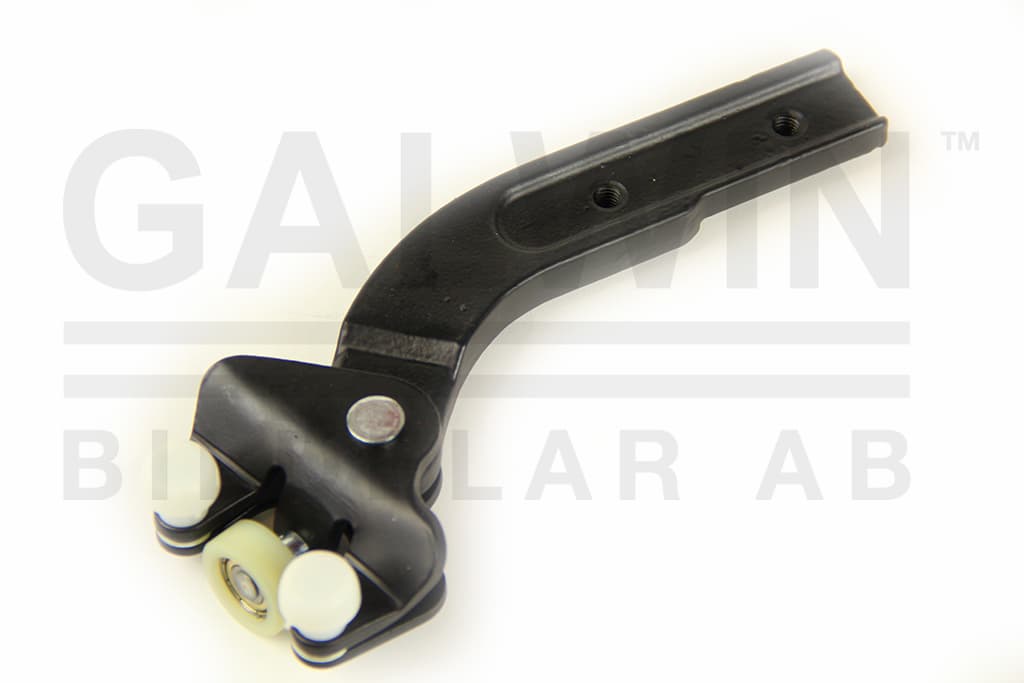 Glidrulle för skjutdörr hö, nedre, med gångjärn — Höger, nedre från Galwin