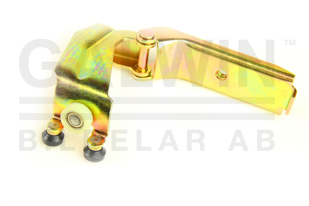 Glidrulle för skjutdörr hö, mittre, med gångjärn — Höger från Galwin