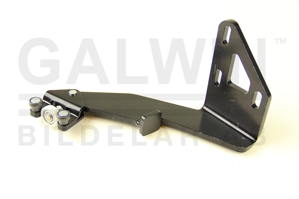 Glidrulle skjutdörr, nedre med fäste — Nedre från Galwin