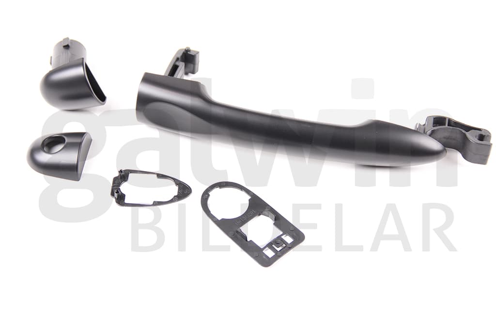 Dörrhandtag fram/bak hö, med primer från Galwin