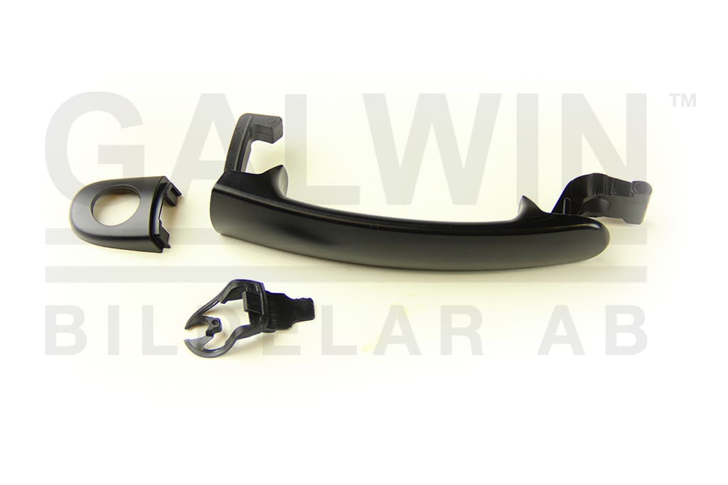 Dörrhandtag fram vä, svart/primer från Galwin