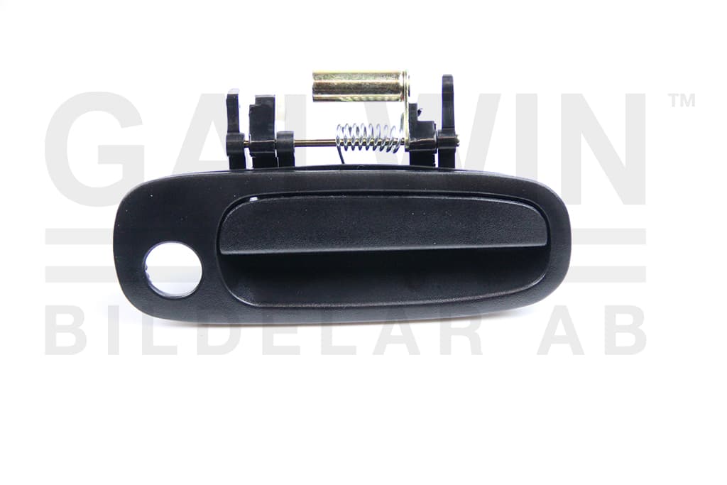 Dörrhandtag fram svart utan lås