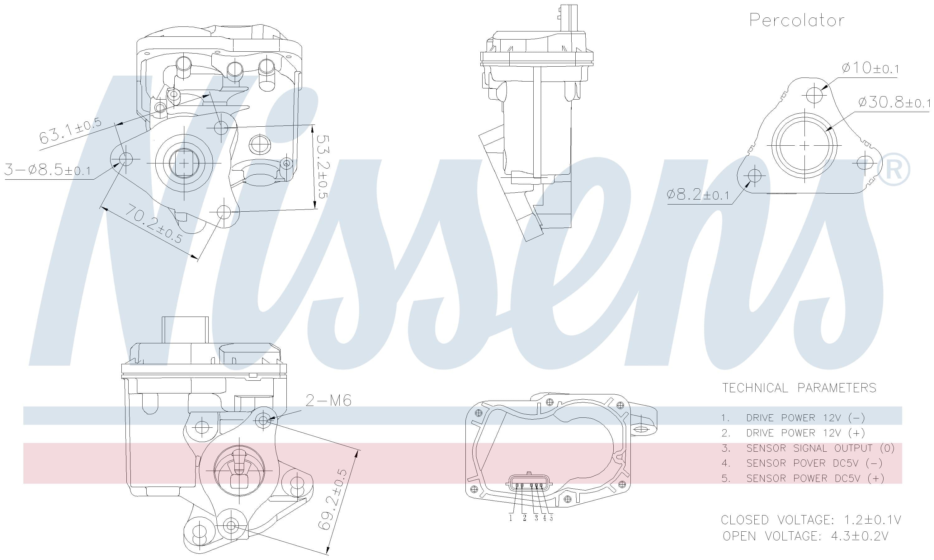 EGR ventil inkl kylare, Fiat