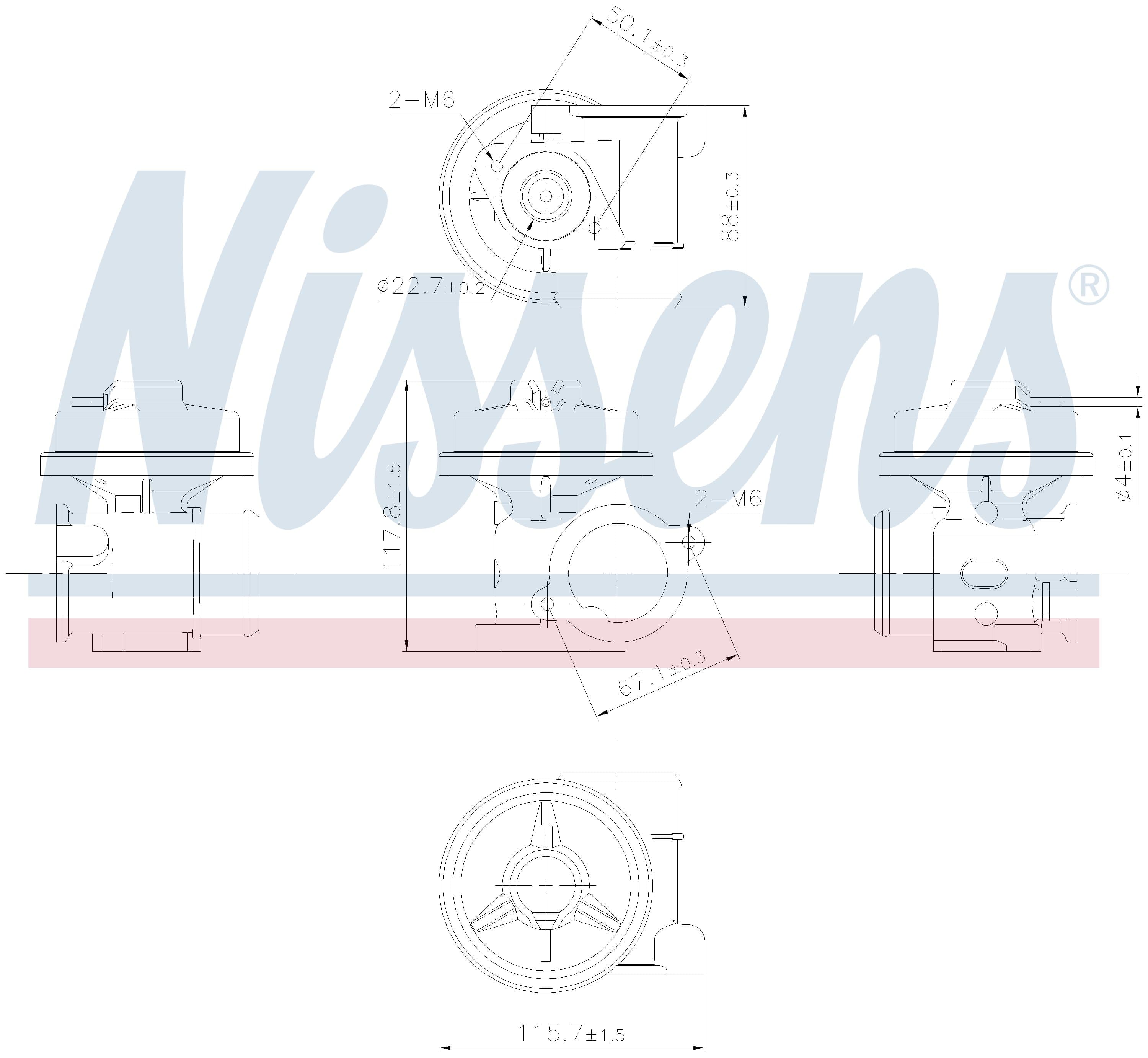 EGR Ventil, Ford från Galwin