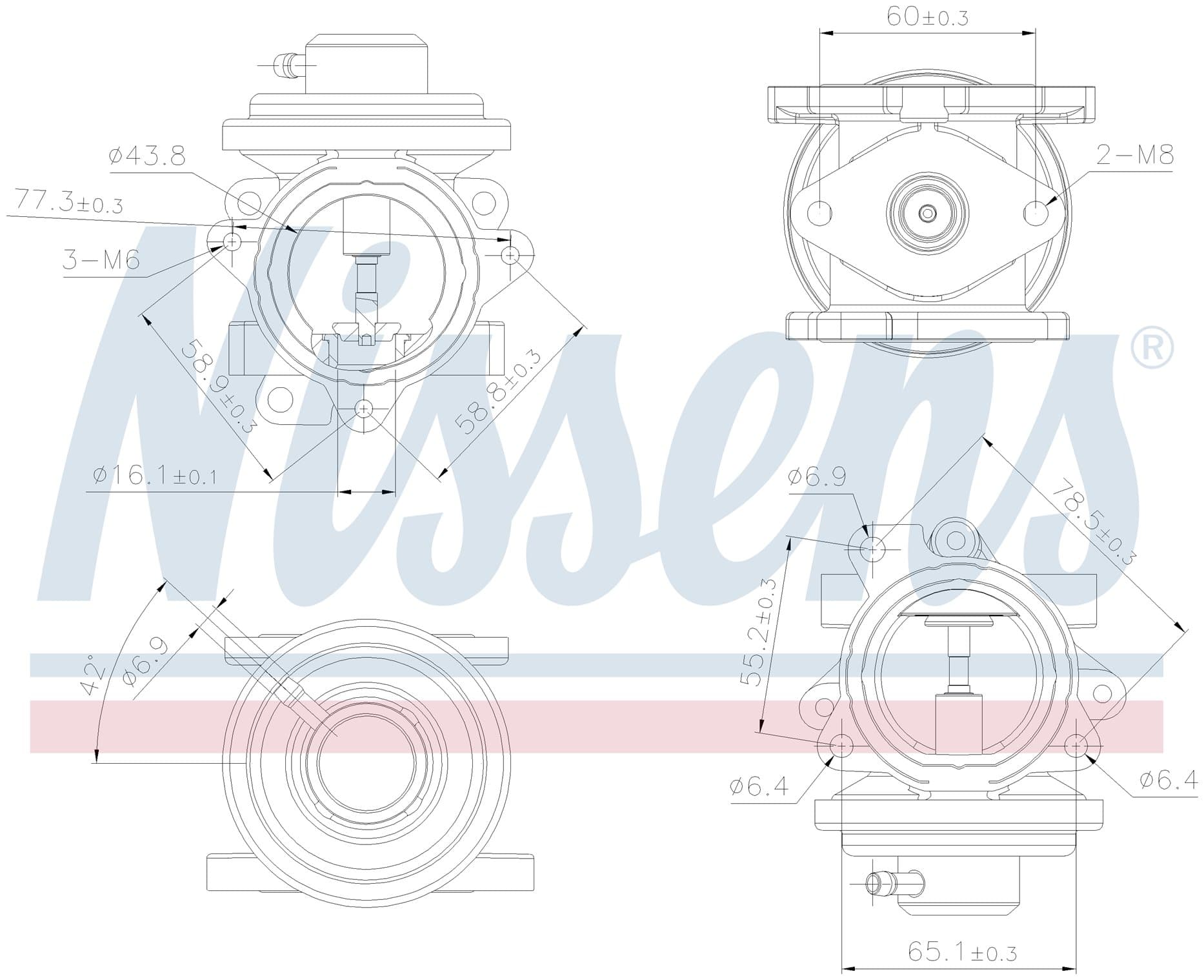 EGR Ventil, VAG från Galwin