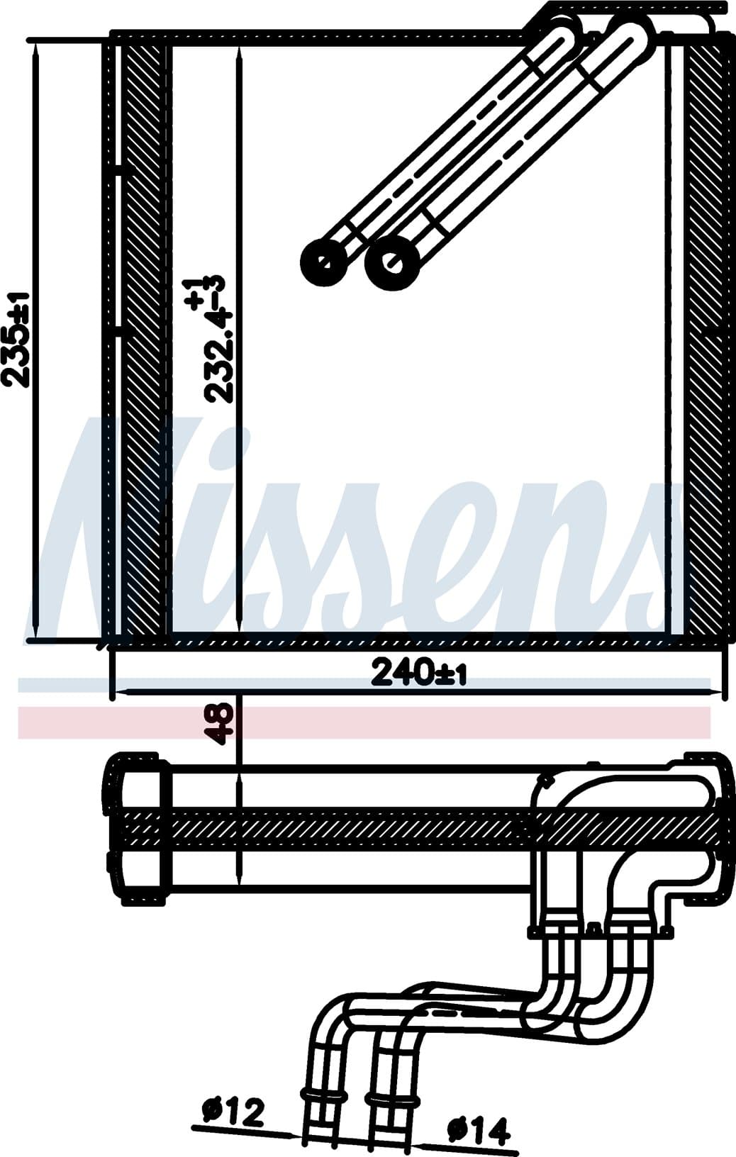 Evaporator/förångare ac, Audi/VW från Galwin