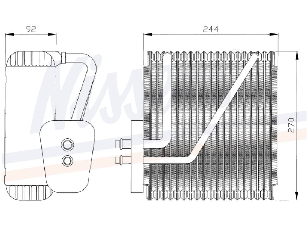 Evaporator Ford/Seat/VW
