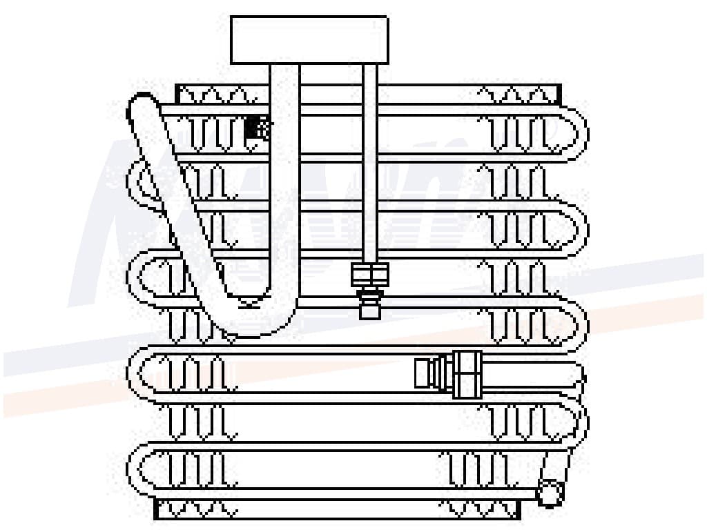 Evaporator Honda Civic EG-EH alla mod. 08/91-09/95 från Galwin