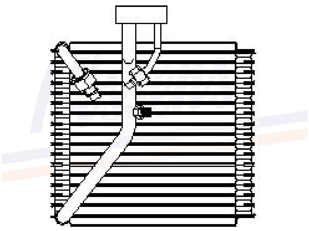 Evaporator hyundai Accent alla mod. 07/94-05/99 från Galwin