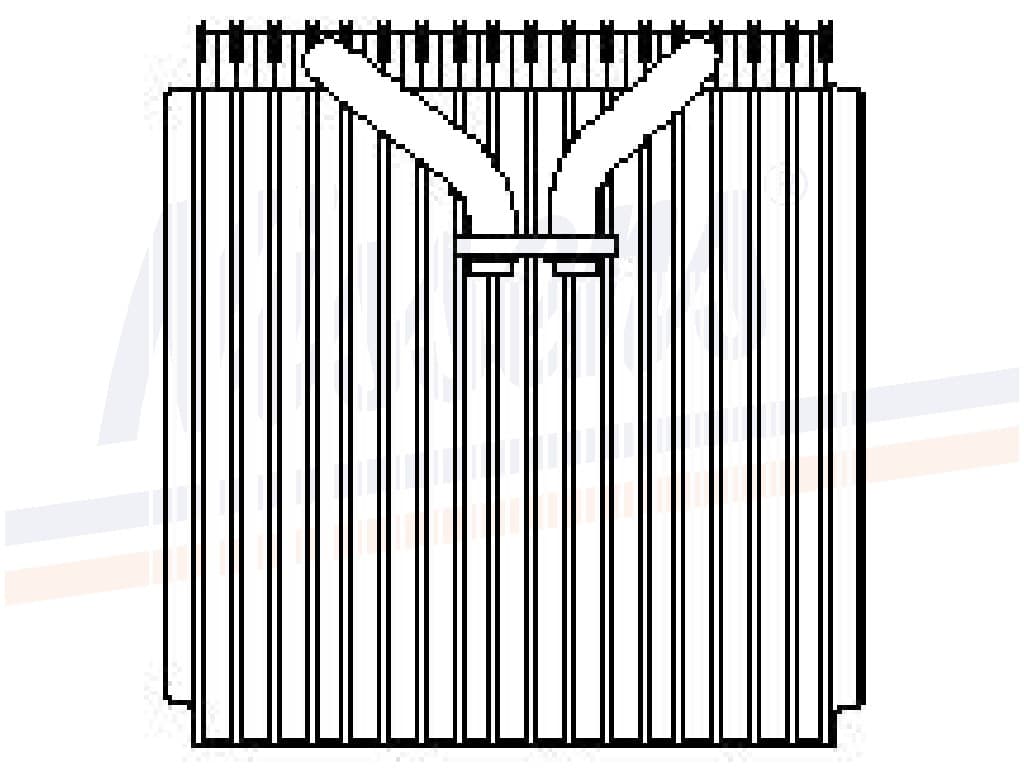 Evaporator Hyundai Elantra III alla mod. 06/95- från Galwin