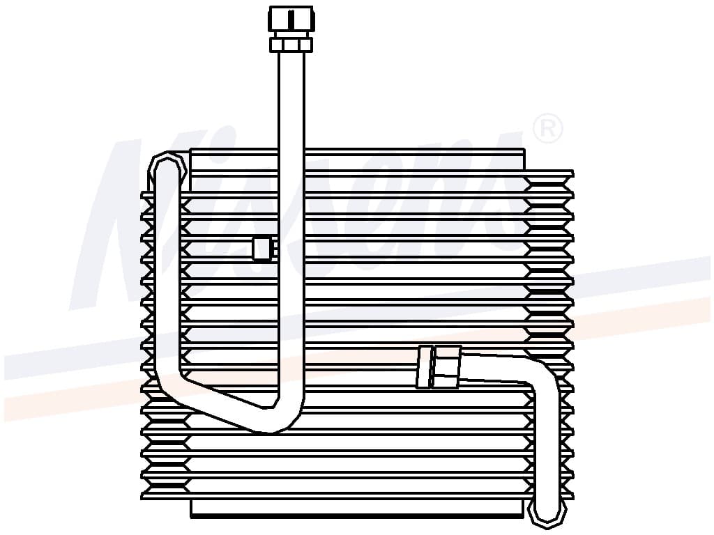 Evaporator Mazda 323 BG alla mod. 06/1989-04/1994 från Galwin