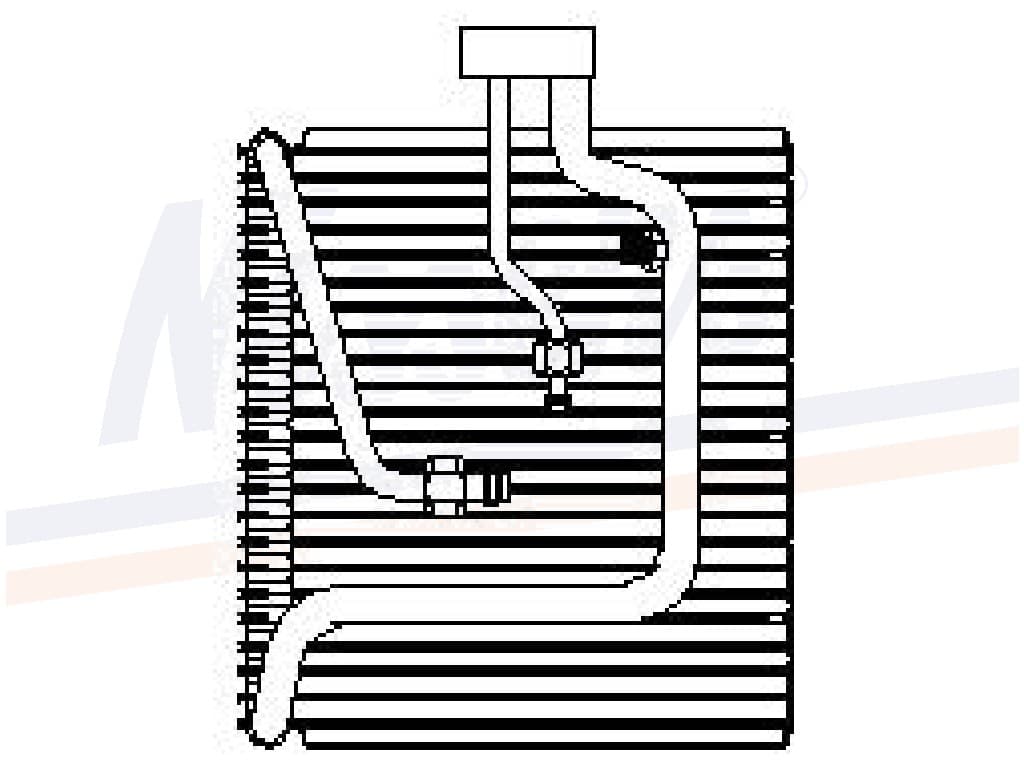 Evaporator Mitsubishi Eclipse 95-96 från Galwin