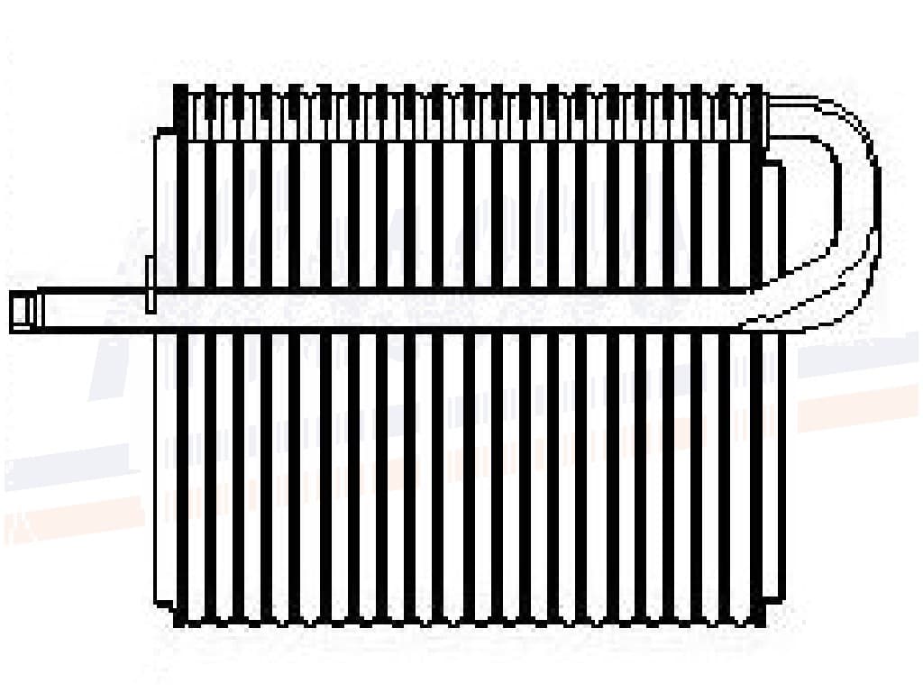 Evaporator Opel Corsa B alla mod. 03/93-09/00