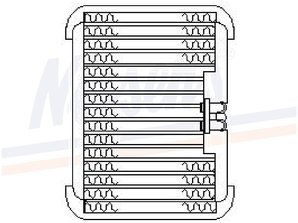 Evaporator Toyota Previa 2,4 05/90- från Galwin