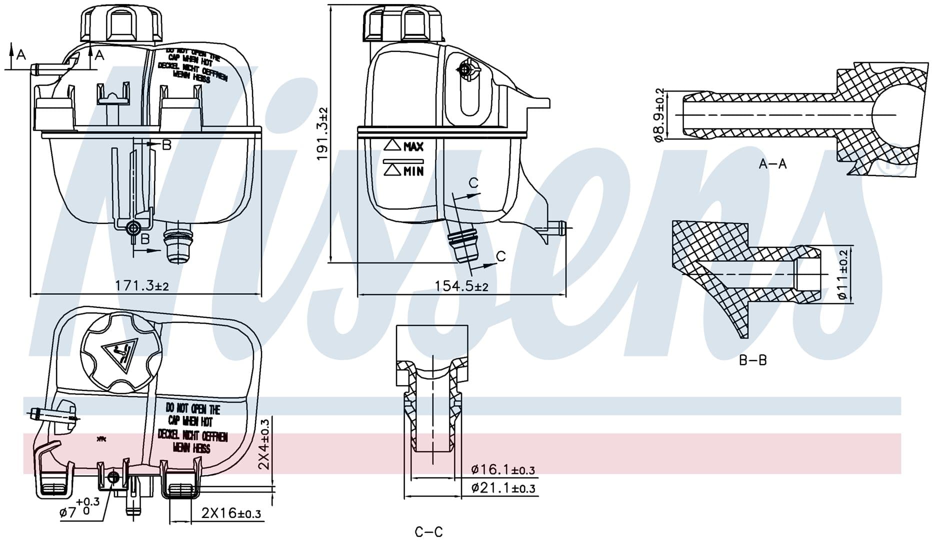 Expansionstank, BMW, Mini från Galwin