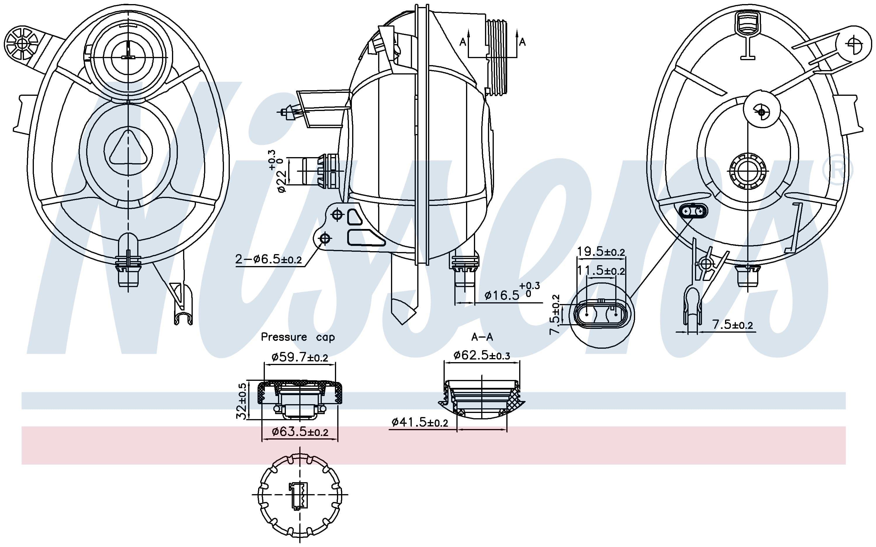 Expansionstank inkl lock o givare, MB från Galwin