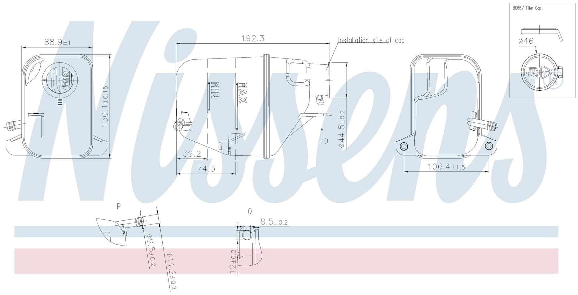 Expansionstank, Mini från Galwin