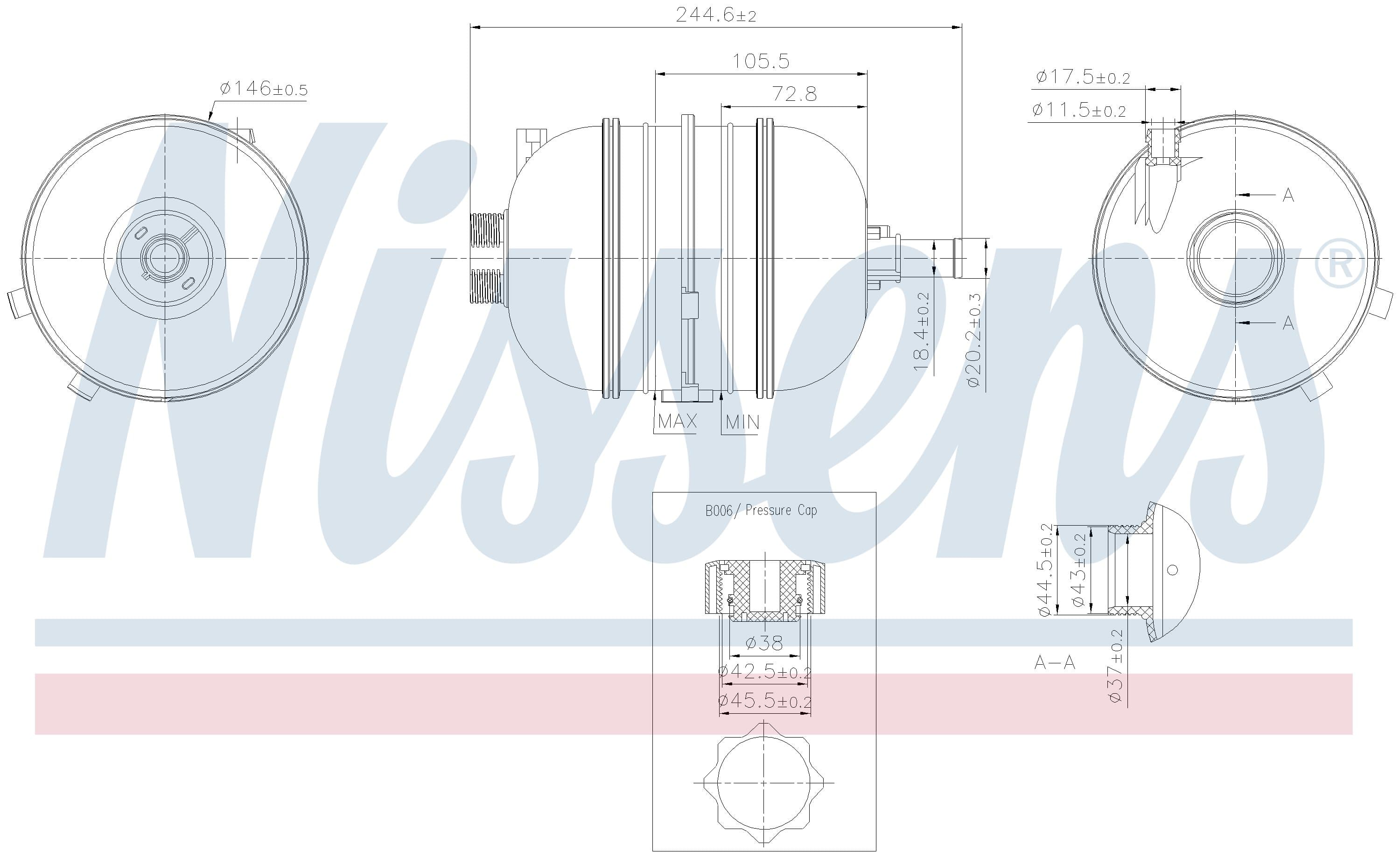 Expansionstank, Peugeot från Galwin