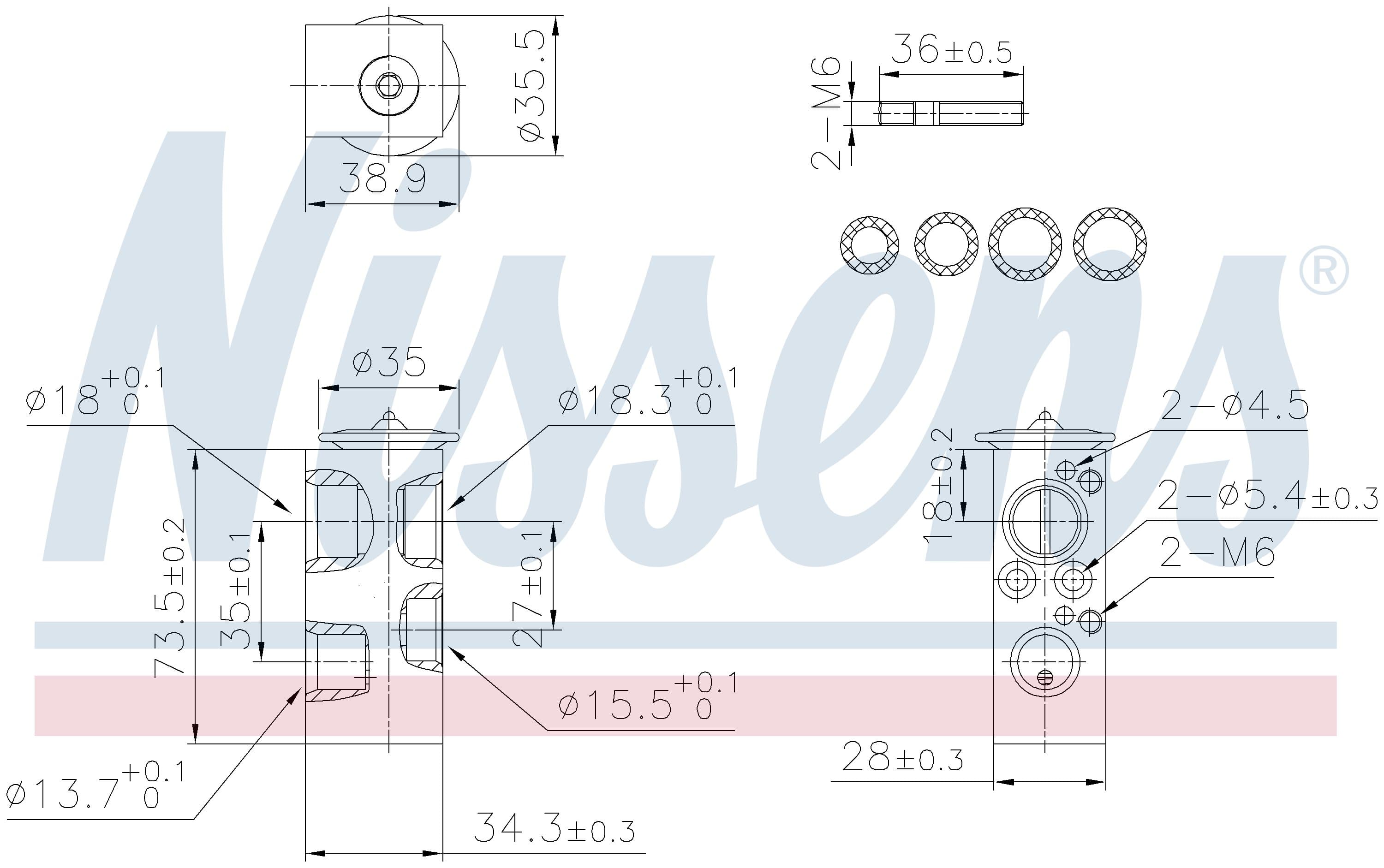 Expansionsventil ac, BMW från Galwin
