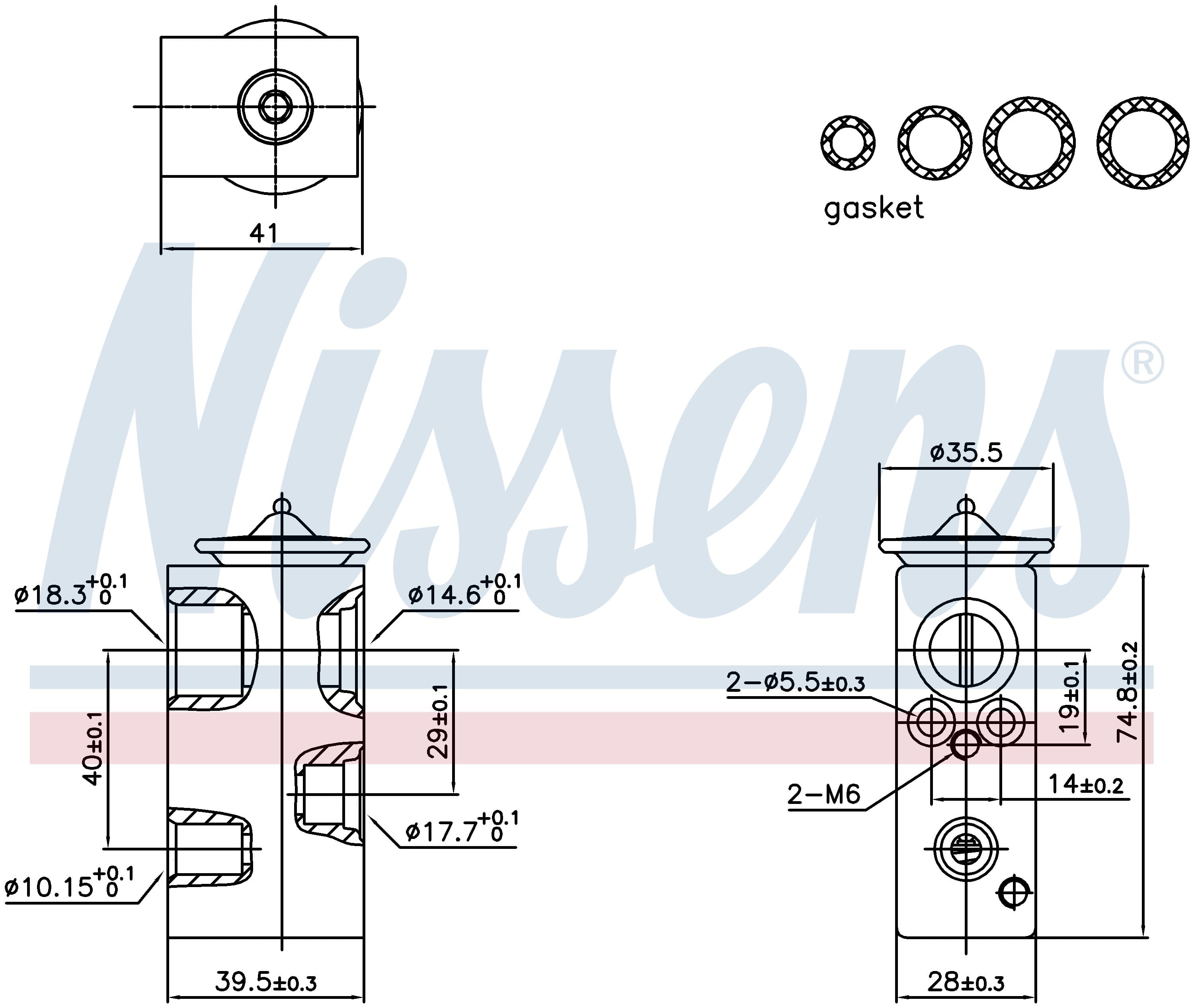 Expansionsventil ac, Dacia, Renault från Galwin
