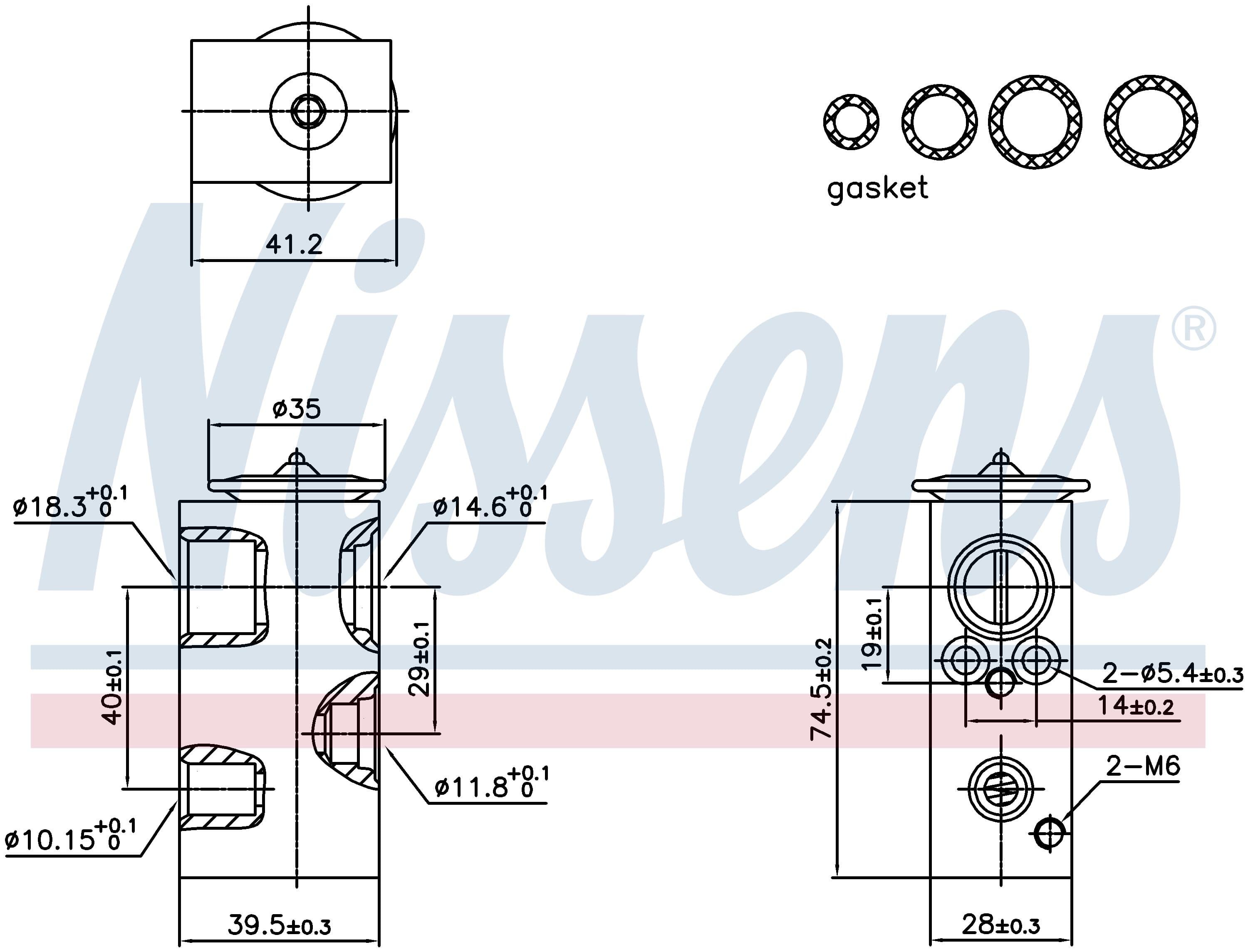 Expansionsventil ac, Dacia, Renault från Galwin