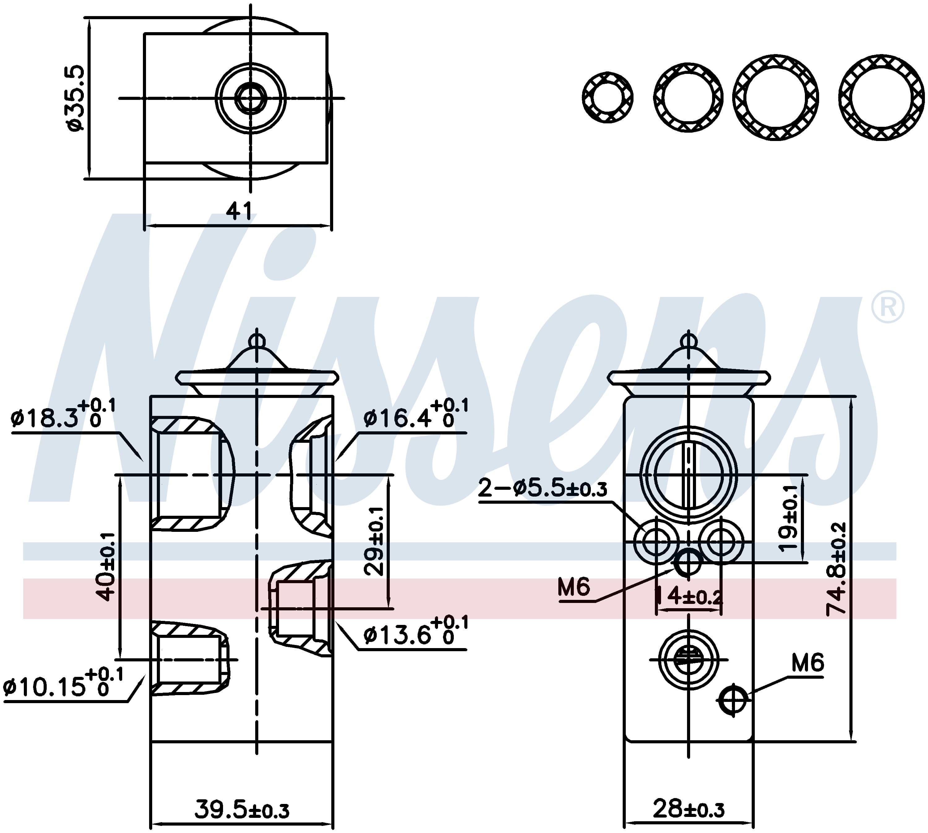 Expansionsventil ac, Dacia, Renault från Galwin