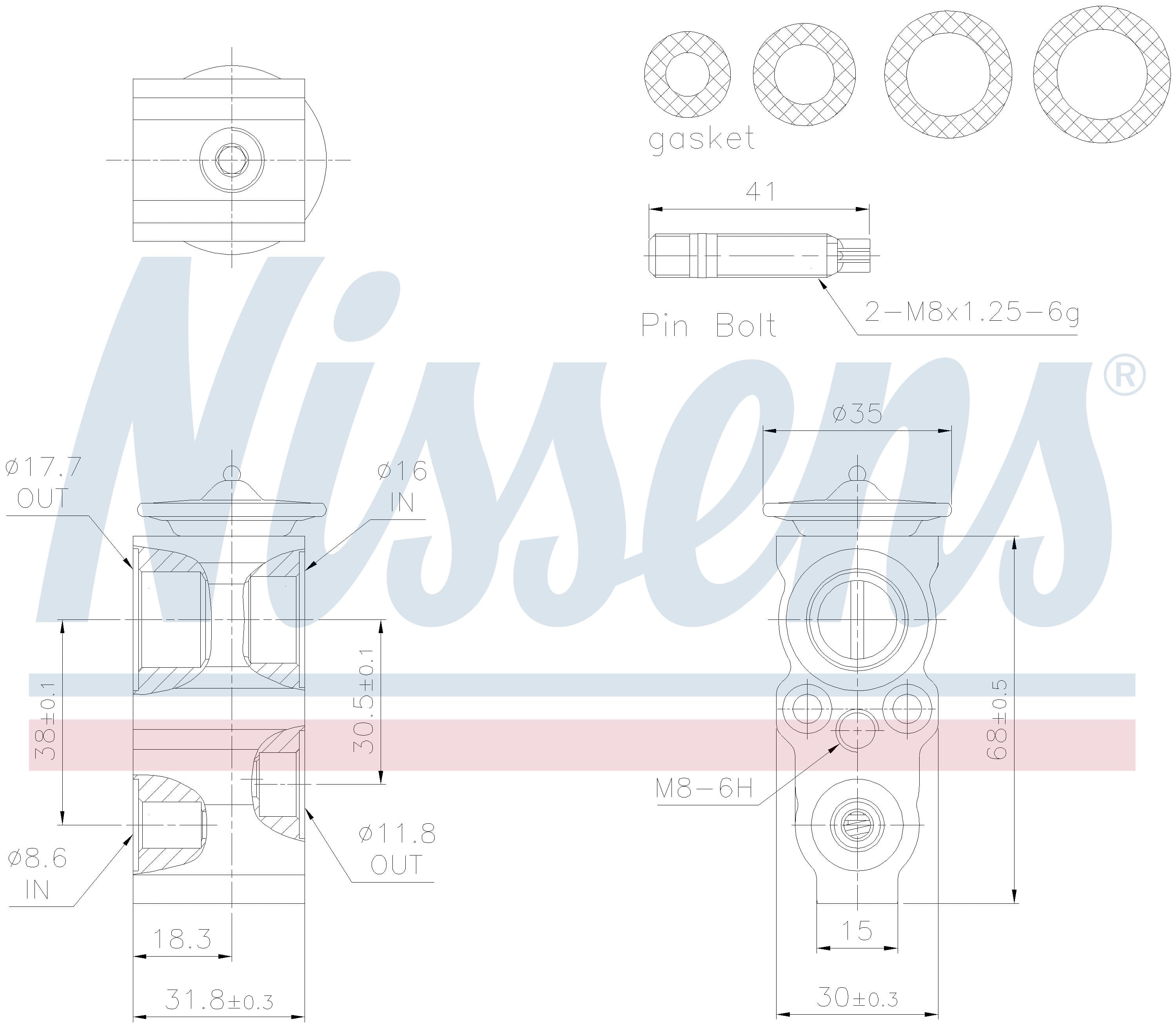 Expansionsventil ac, Ford från Galwin